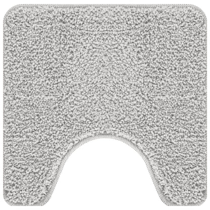 2-Delige Badmatset Polypropyleen Antislip Grijs