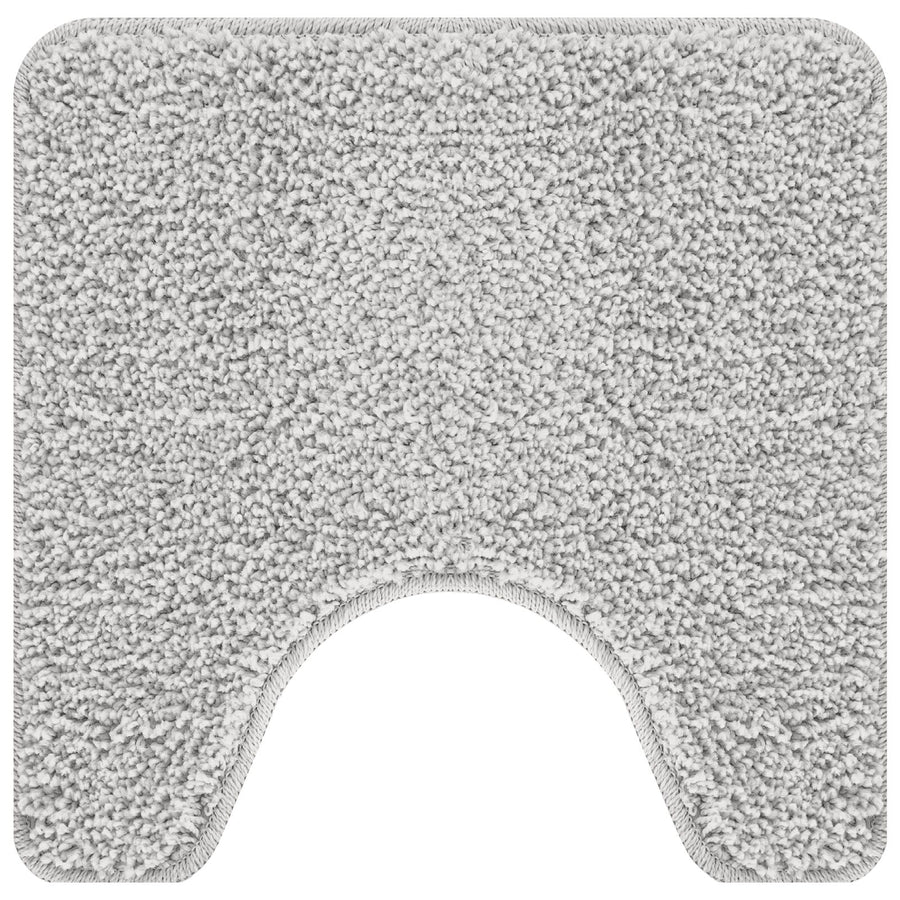 2-Delige Badmatset Polypropyleen Antislip Grijs