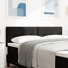 Hoofdbord 160 cm zwart fluweel
