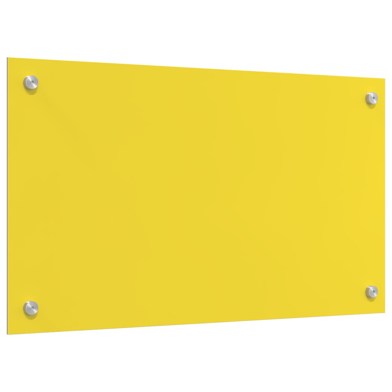Keuken Achterwand 70X40X0,6 Cm Gelaagd Glas Geel 70 x 40 cm