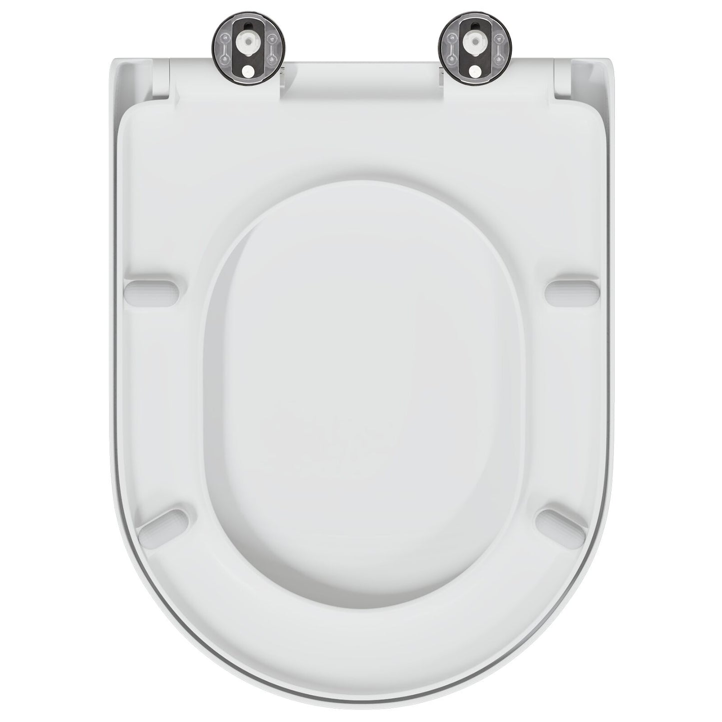 Snelsysteem Toiletbril Met Zachte Sluit Duroplast Wit
