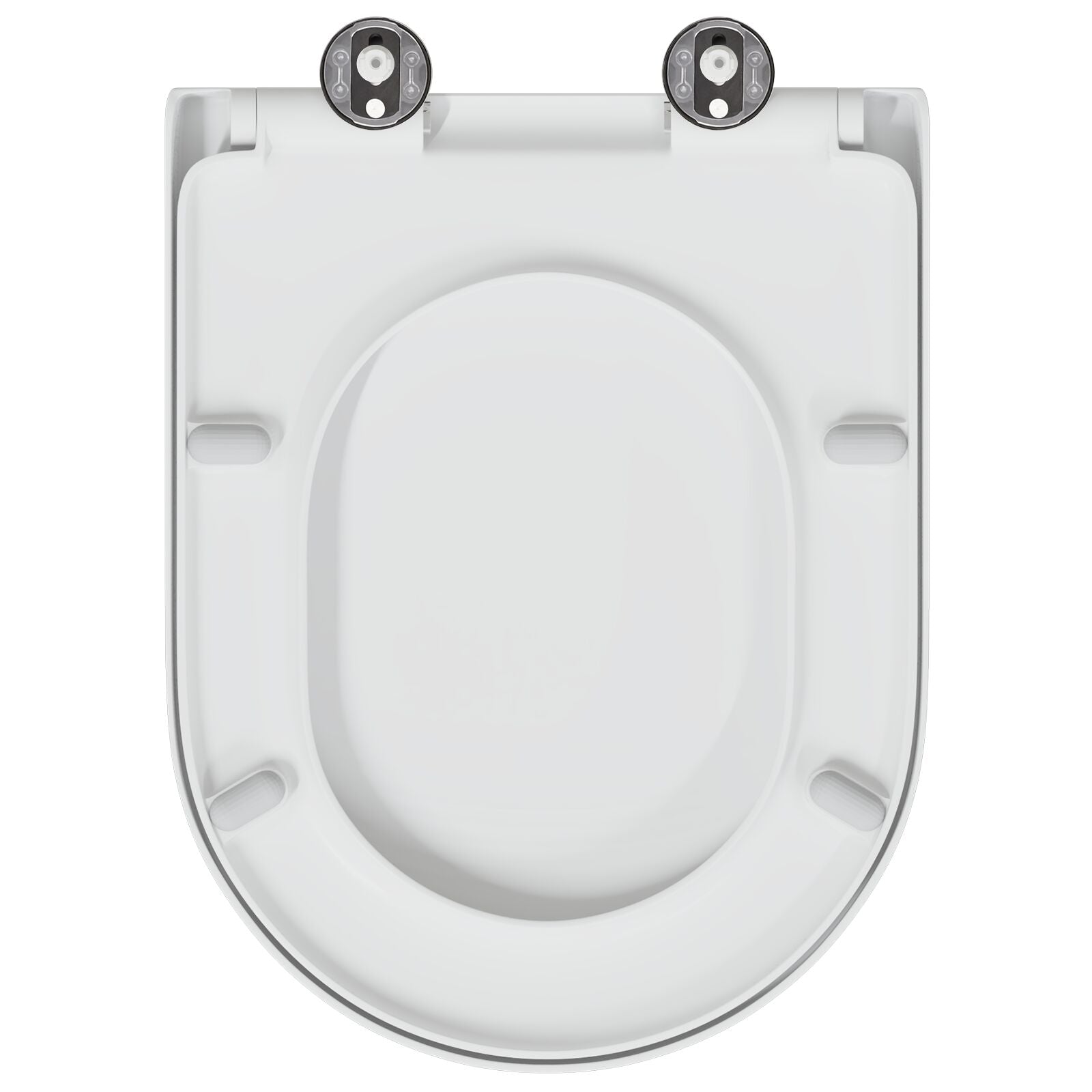 Snelsysteem Toiletbril Met Zachte Sluit Duroplast Wit