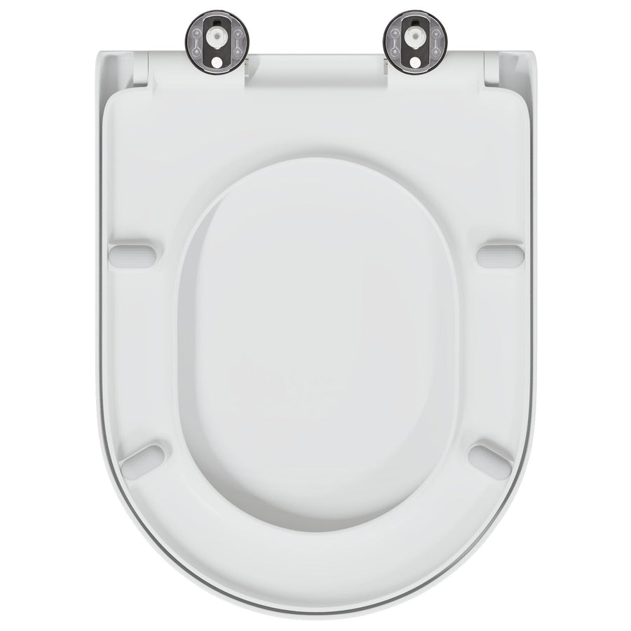 Snelsysteem Toiletbril Met Zachte Sluit Duroplast Wit