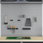 Tool Wall Panel 2 pcs Grey 100 x 1 x 80 cm