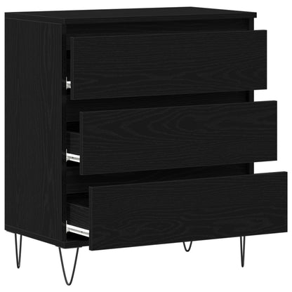 Dressoir Met Laden 60X35X70 Cm Engineered Hout Zwart eiken