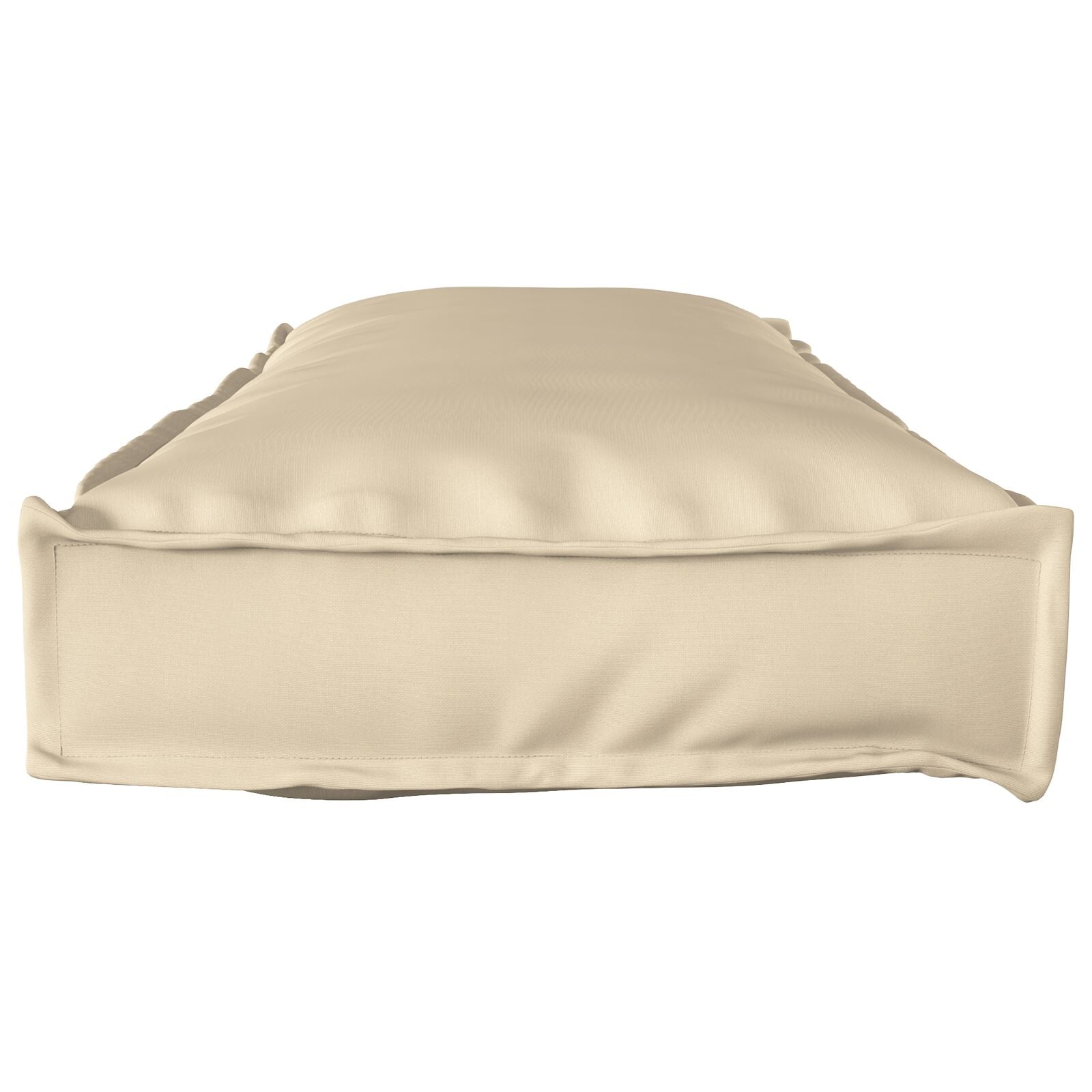 Pallet Kussen Voor Bank Beige 120X40X8 Cm Oxford Stof