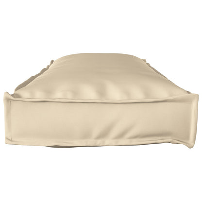 Pallet Kussen Voor Bank Beige 120X40X8 Cm Oxford Stof