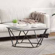 Salontafel grijs 80x80x45 cm