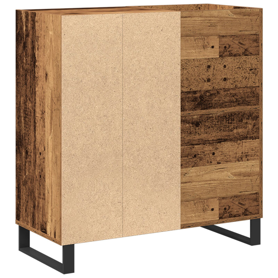 Recordkast 84,5X38X89 Cm Gelaagd Hout Artisan eiken