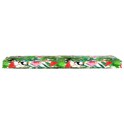 Stoelkussen 140x40x8 cm bloemen print Oxford stof
