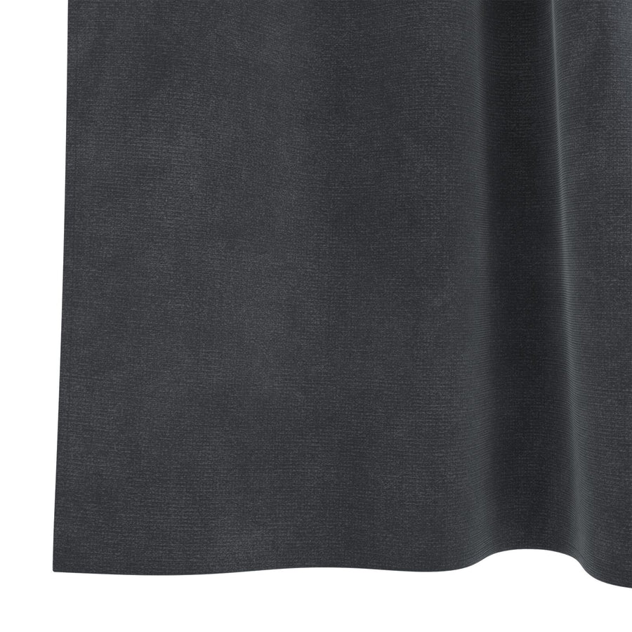 Zwarte Gordijnen Met Hanglussen 2 Stuks Fluweel Lichtgrijs 140 x 140 cm met lussen