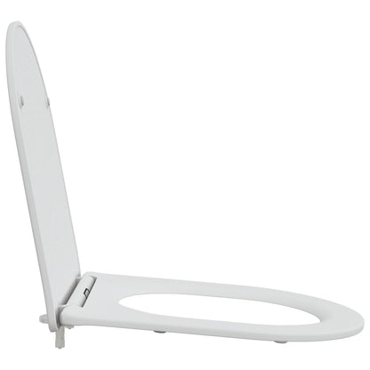 Snelle Ontgrendel Toiletbril Met Soft Close Duroplast Wit