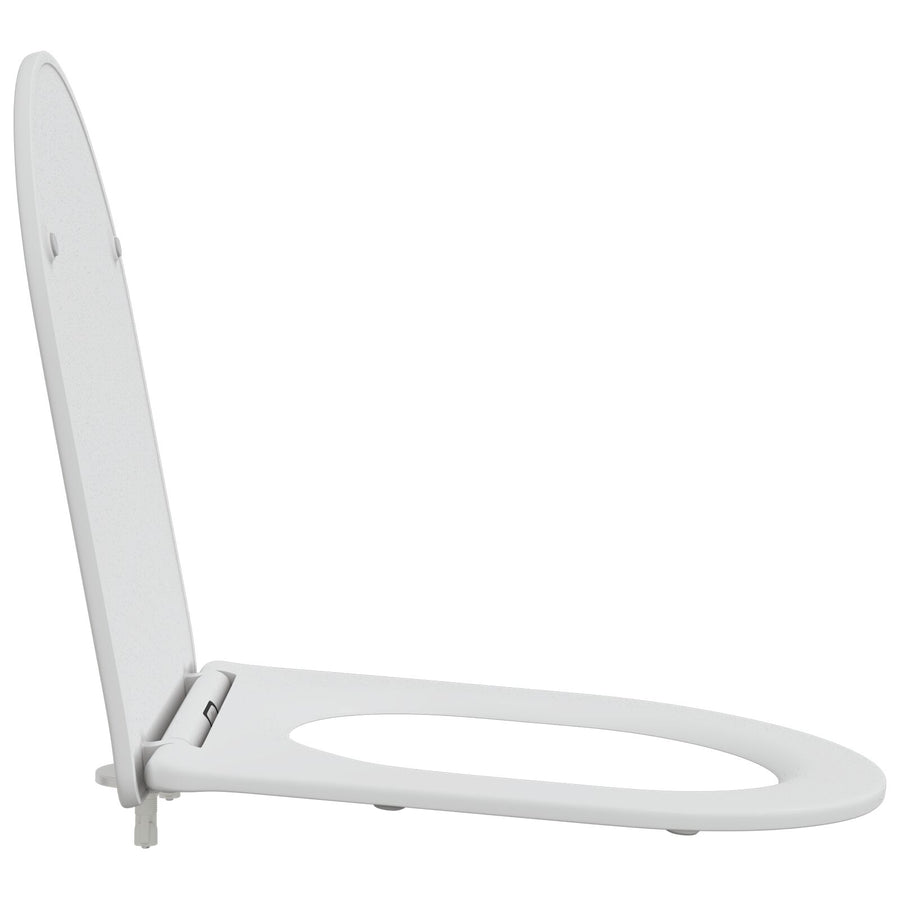 Snelle Ontgrendel Toiletbril Met Soft Close Duroplast Wit