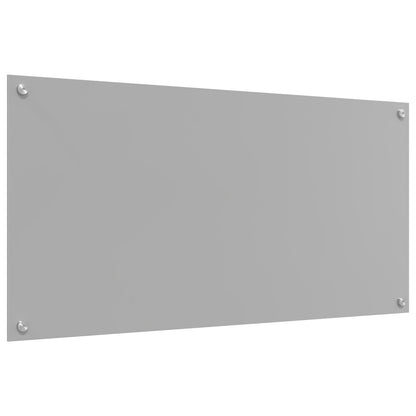 Keuken Achterwand 100X50X0,6 Cm Gelaagd Glas Lichtgrijs 100 x 50 cm
