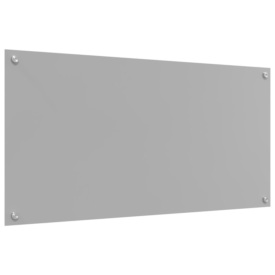 Keuken Achterwand 100X50X0,6 Cm Gelaagd Glas Lichtgrijs 100 x 50 cm