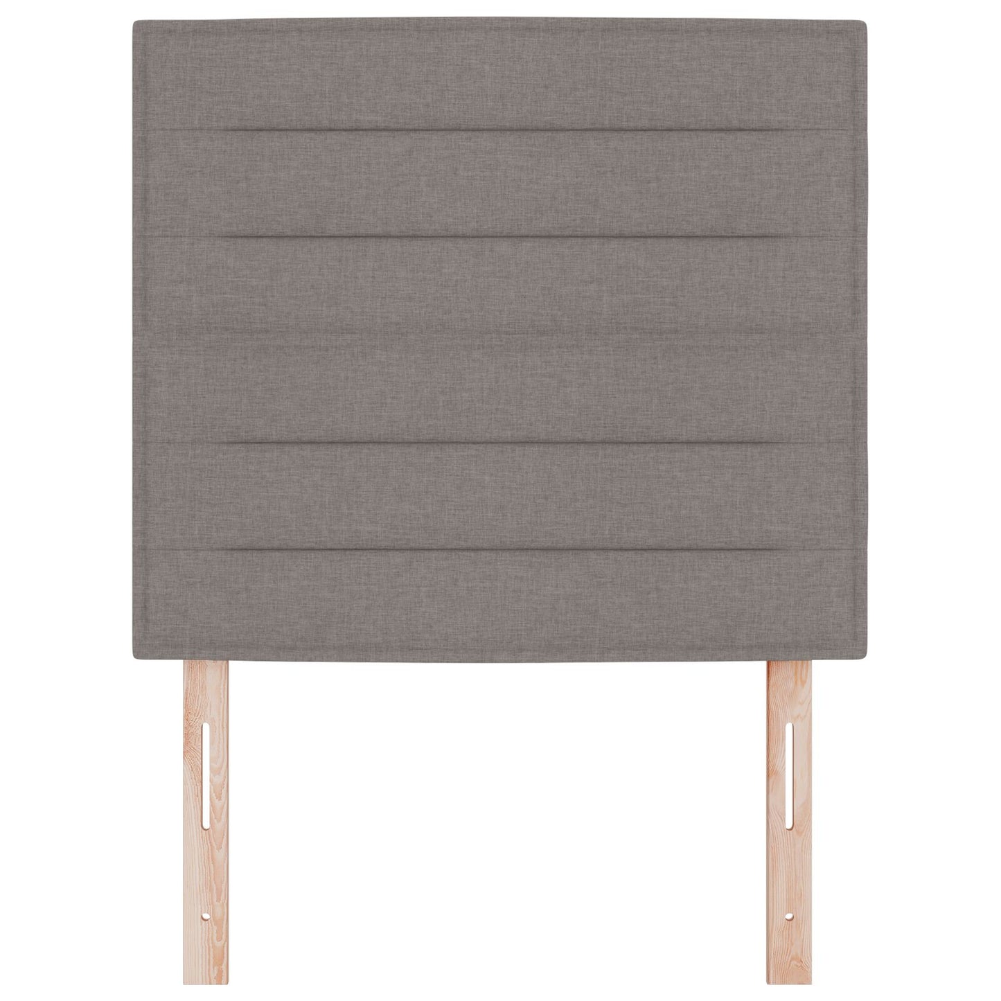 Hoofdbord Lijnen Ontwerp Stof Taupe 100 cm Hoog hoofdbord