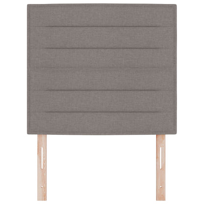 Hoofdbord Lijnen Ontwerp Stof Taupe 100 cm Hoog hoofdbord