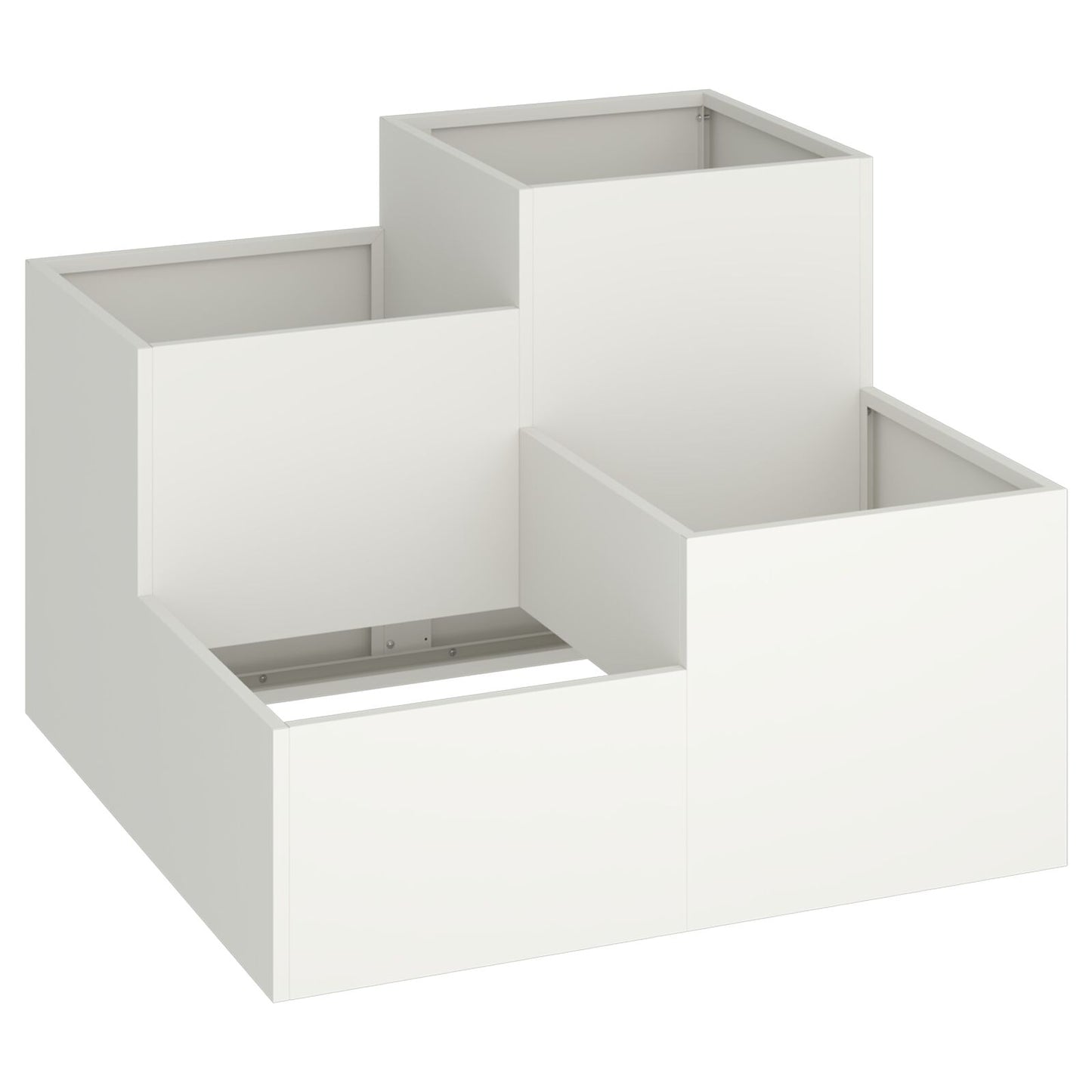 Tuinplantbak Te Staal Wit 80 x 80 x 60 cm