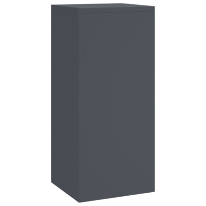 Buitenplantstands - 3-Delige Staal Set Anthraciet 3x (35/55/75 cm)