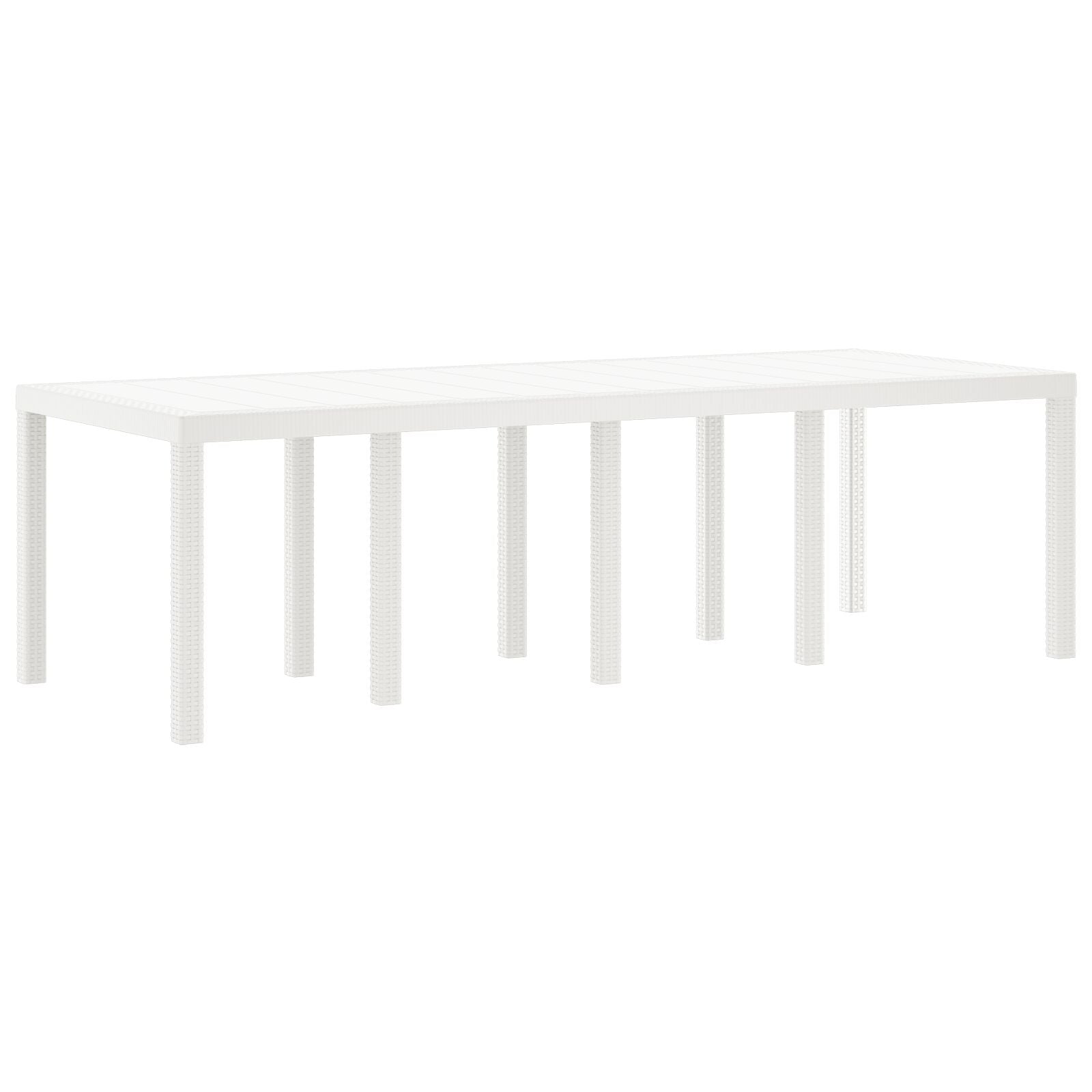 9-Delige Tuin Eettafel Set Met Kussens Lichtgrijze Poly Rattan