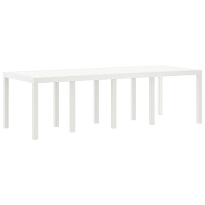 9-Delige Tuin Eettafel Set Met Kussens Lichtgrijze Poly Rattan