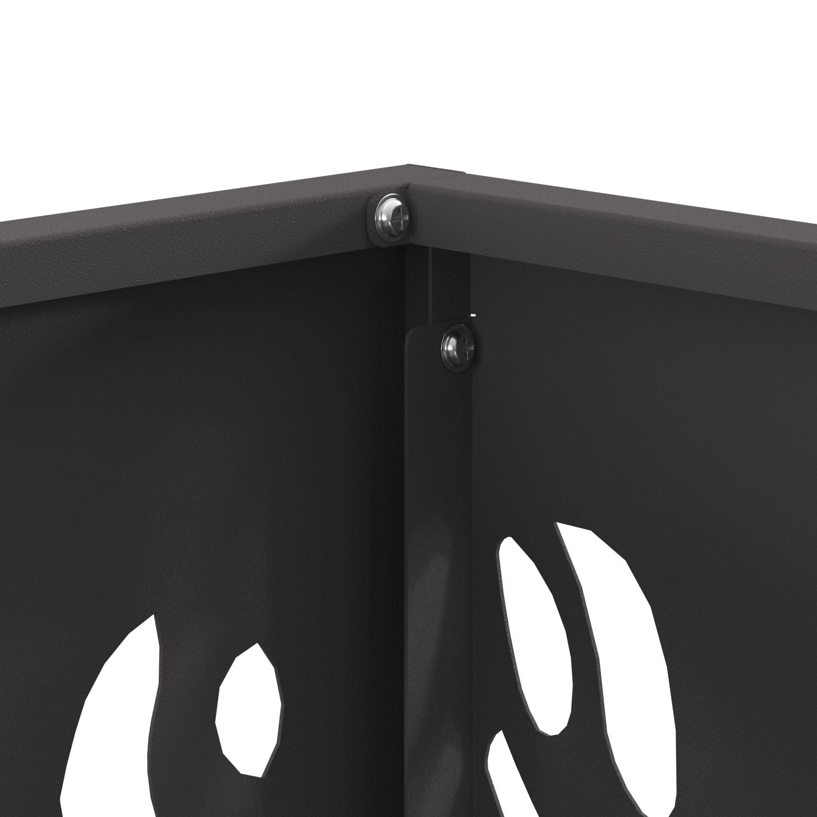 Vuurkorf Vierkant Zwart Staal Koudgewalst staal/Zwart 40 x 40 x 40 cm