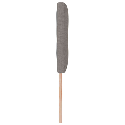 Hoofdbord Knopgestikt Stof Taupe 140 cm Lage hoofdbord