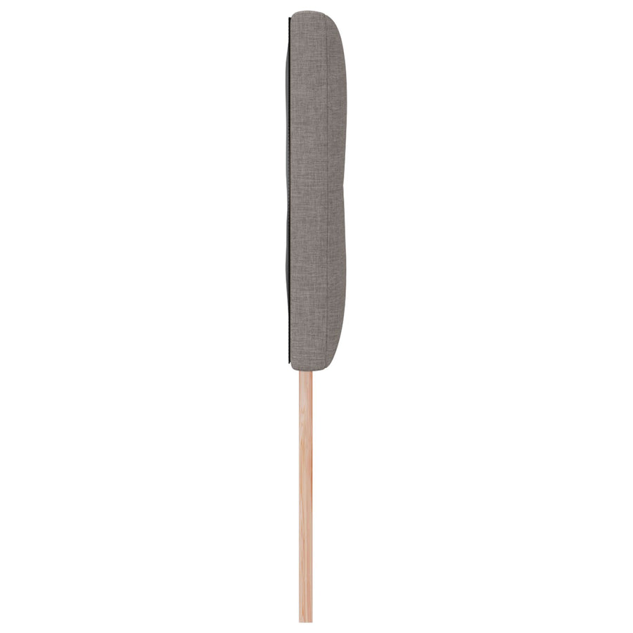 Hoofdbord Knopgestikt Stof Taupe 140 cm Lage hoofdbord