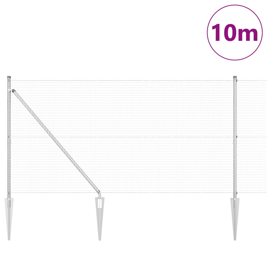 Gegalvaniseerd Draadhek Met 13 Spijkerposts 0.8X10 M Gegalvaniseerd Staal Gegalvaniseerd Staal