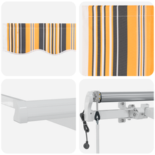 Automatische Intrekbare Luifel Multikleur Stripe 400x300 cm