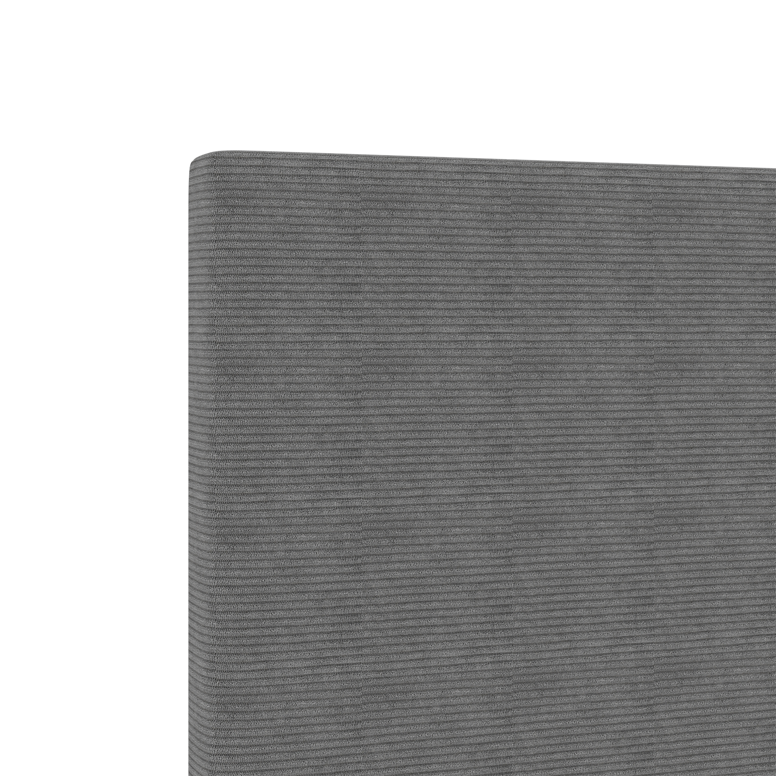 LED Hoofdbord Simpel Ontwerp Lichtgrijs 80 cm Corduroy Stof
