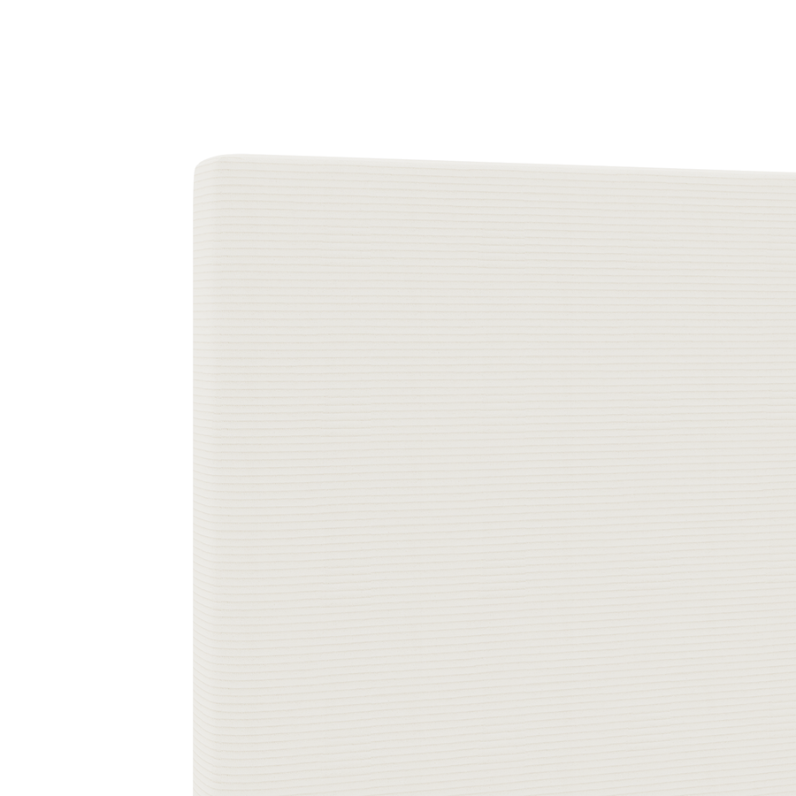 LED Hoofdbord Crème, 100 cm, Gemaakt van Corduroy