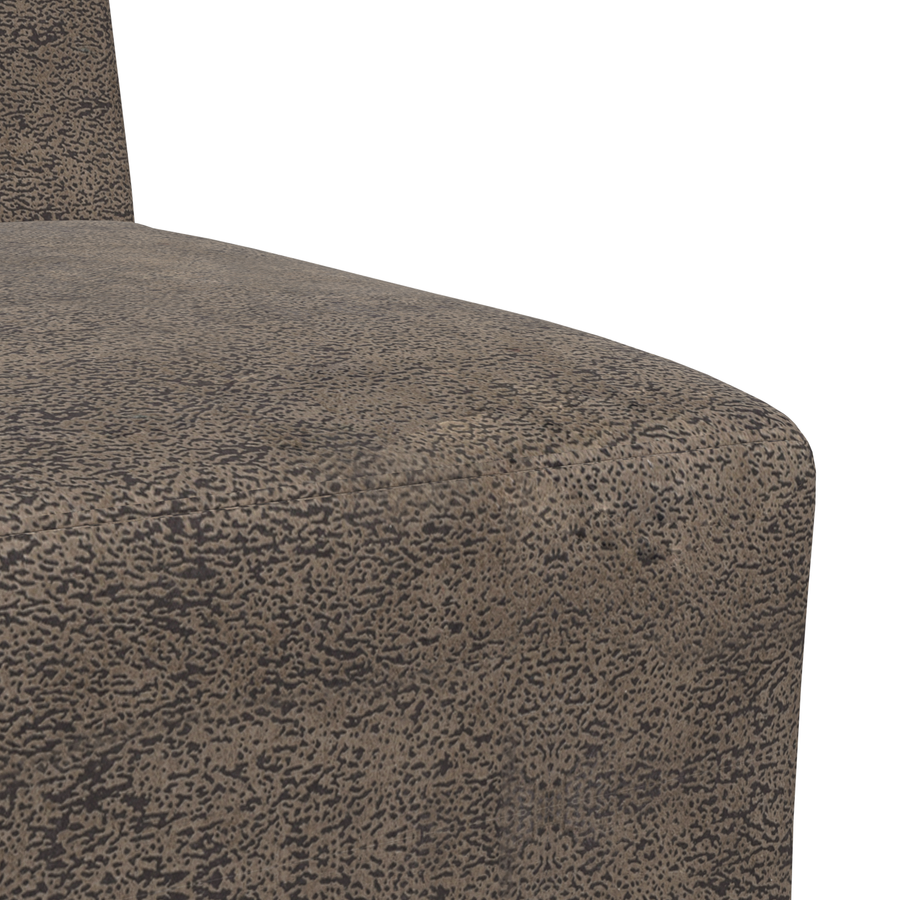 Sofa Stoel met kussen 2 pcs Donkergrijs 55 cm Faux suede leer