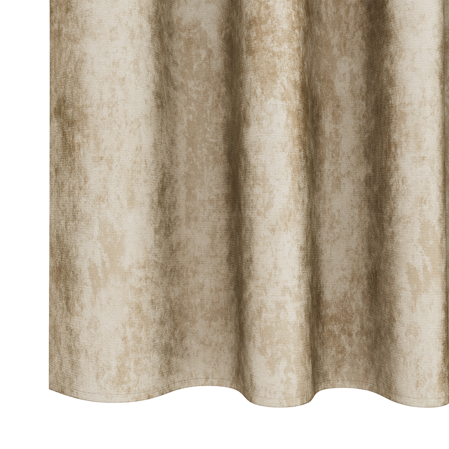 Velvet Gordijnen 2 stuks met Eyelets Crème 225x140 cm