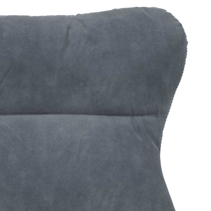 Relaxstoel Donkergrijs Velours