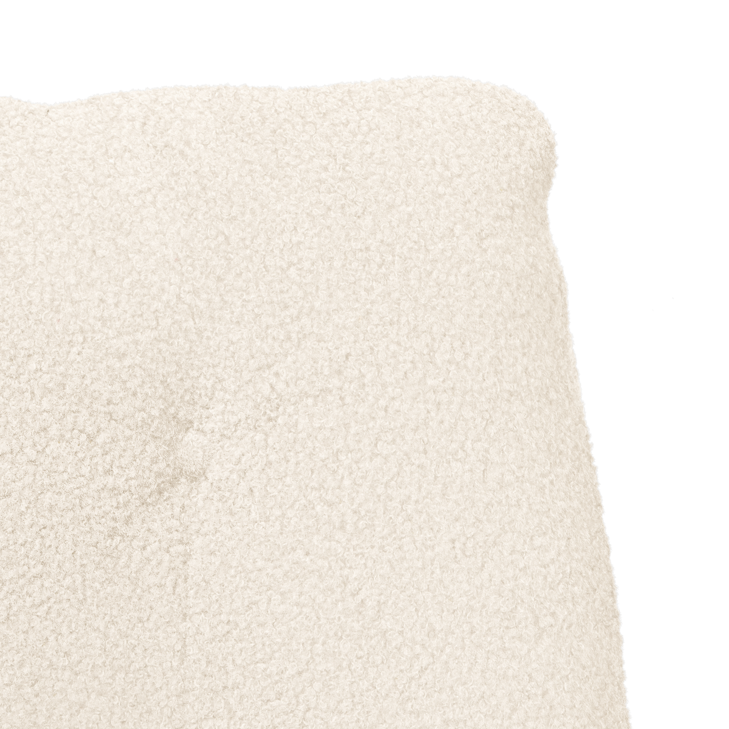 Relaxstoeltje Crème Kleurige Pluche Stof