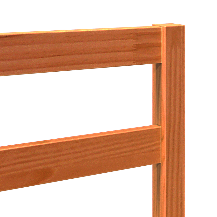 Bed Hoofdbord Wasbruin 105.5 x 4 x 104 cm Massief grenenhout