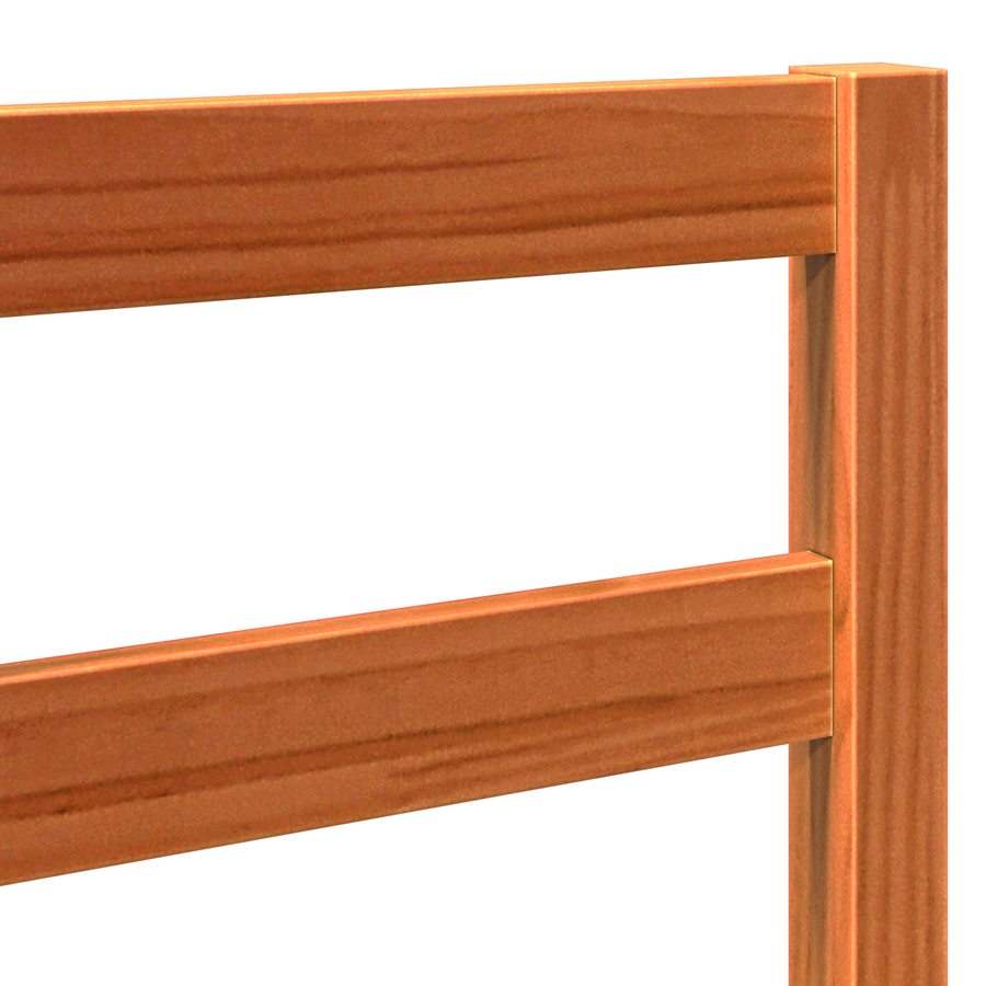 Bed Hoofdbord Wasbruin 145.5 x 4 x 104 cm Massief grenenhout