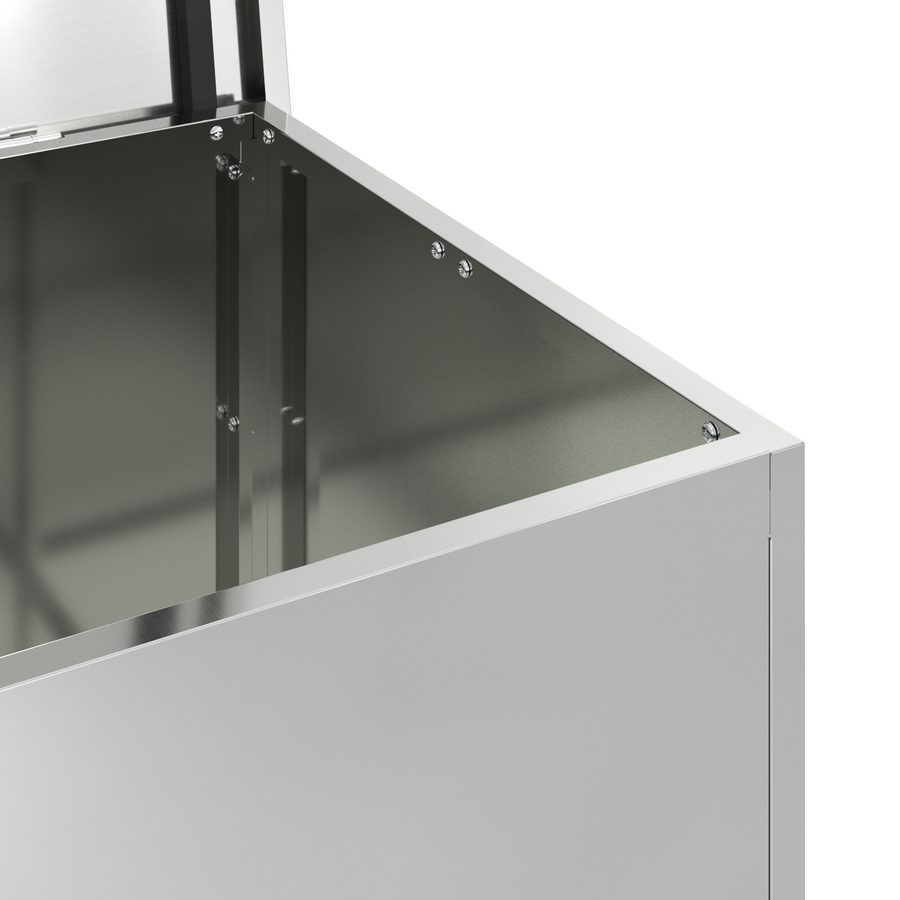 Buitenopslagbox Zilver 55x50,5x50 cm Gegalvaniseerd Staal