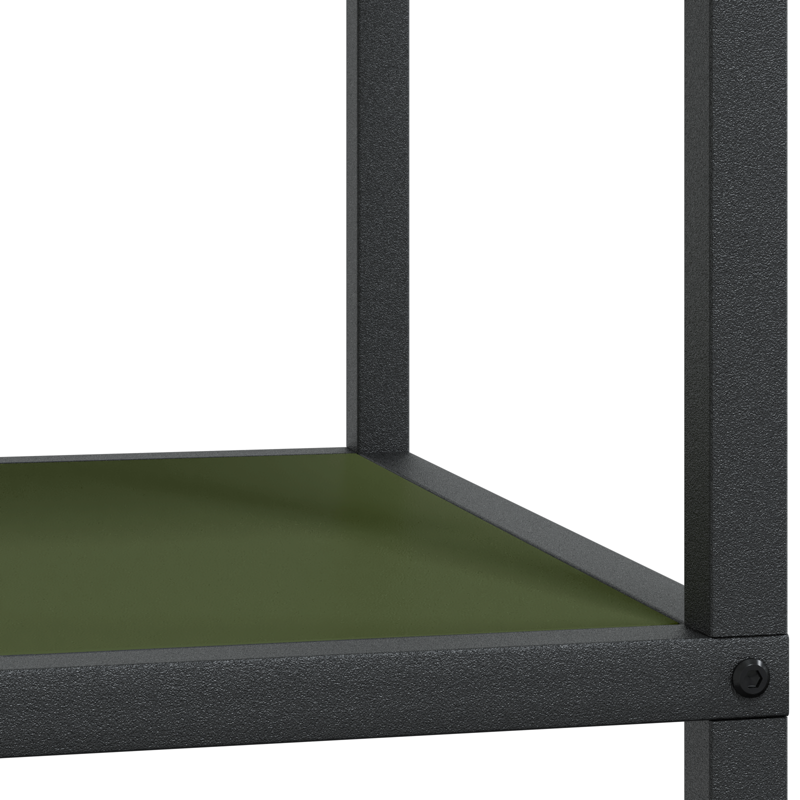 Keuken opslag plank met plank met opslag Olijfgroen 60 x 50 x 92 cm Staal