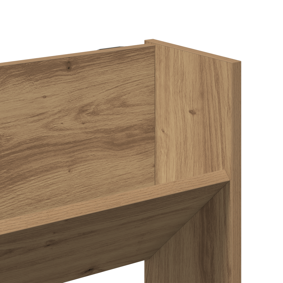 Wand Schoenenkasten met plank Anders met opslag 2 pcs artisanaal eikenkleurig