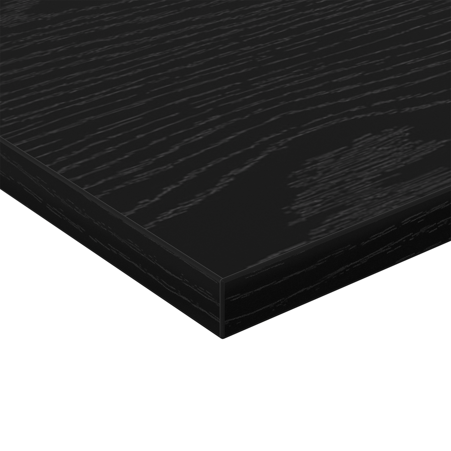 Wandplanken Zwart Eiken Bewerkt Hout 40 x 30 x 1.5 cm Wandplanken