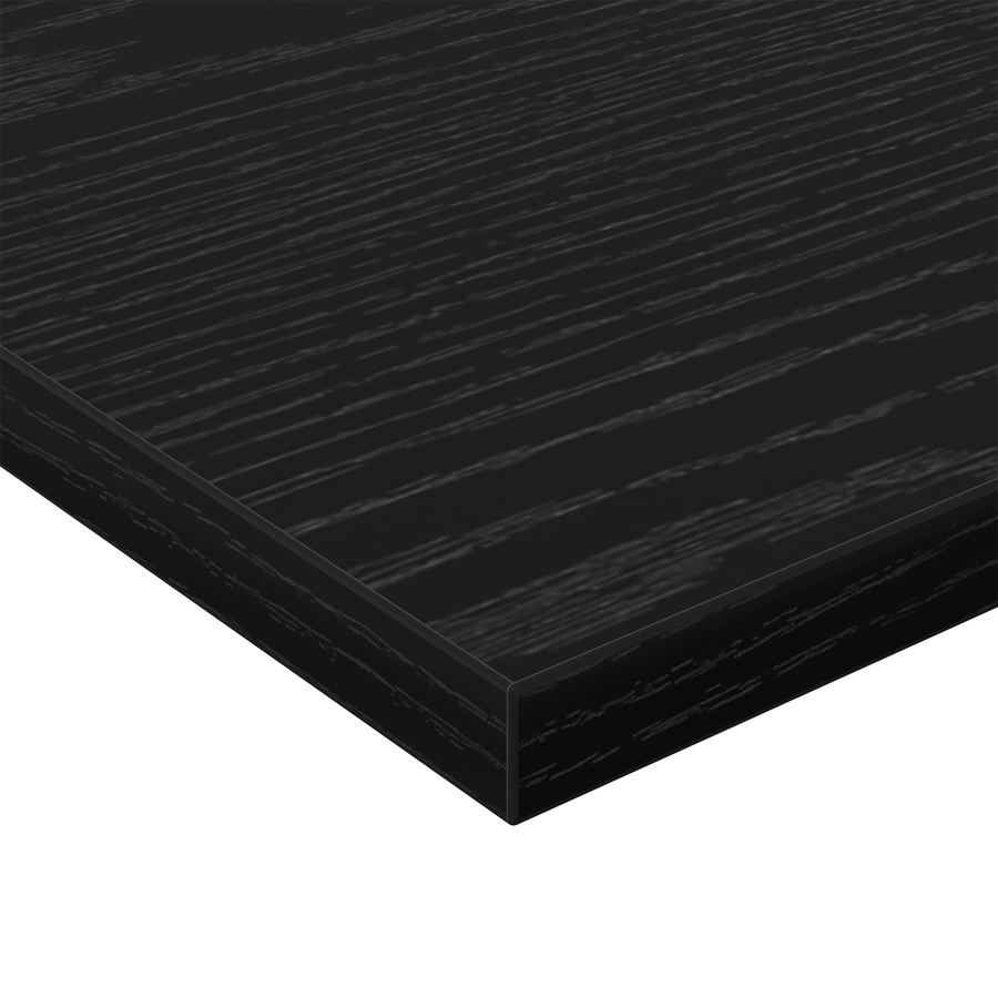 Wandplanken Zwart Eiken MDF 60 x 30 x 1.5 cm Rechthoekig