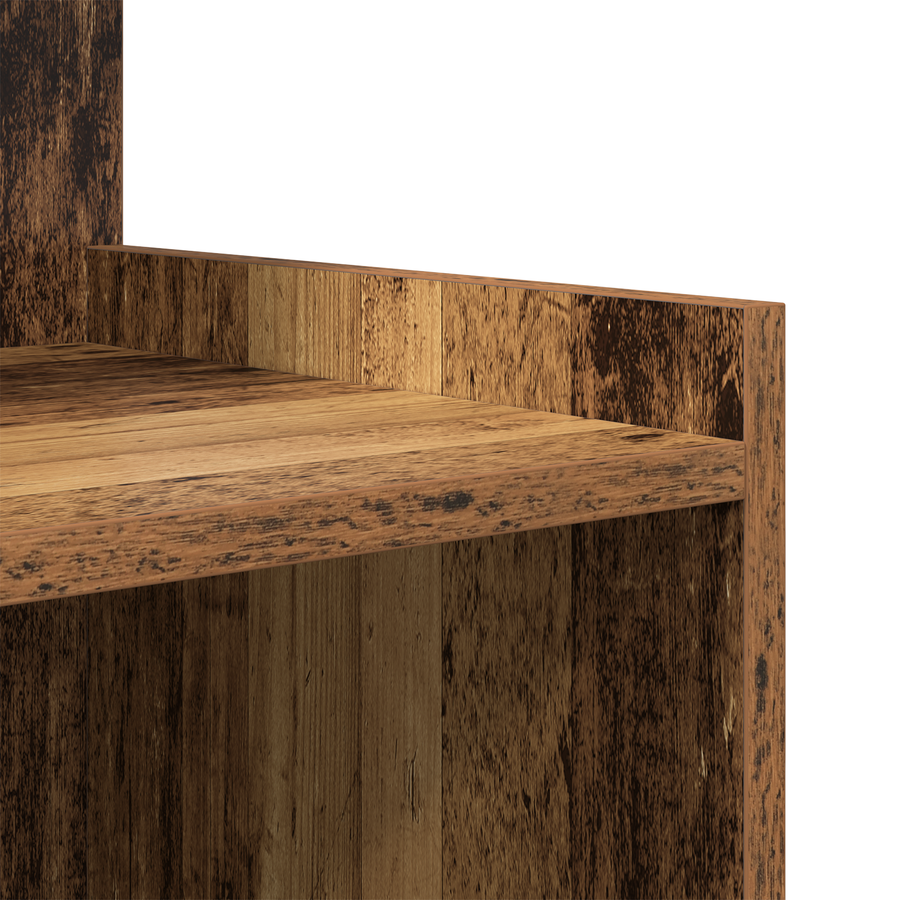 Bedkasten 2 stuks Oude Hout 40x35x60 cm Bewerkt Hout