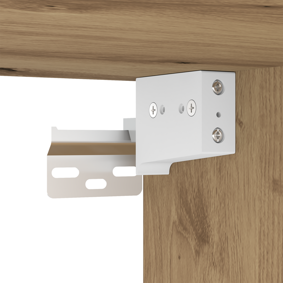 Schoenenkast Ambachtelijk eiken 103 x 30 x 51 cm Bewerkt hout