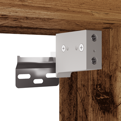 Schoenenkast met plank met opslag Oude hout 103 x 30 x 67 cm Bewerkt hout