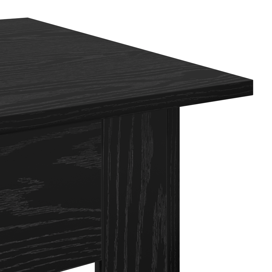 Salontafel Zwart eiken 55 x 55 x 42 cm