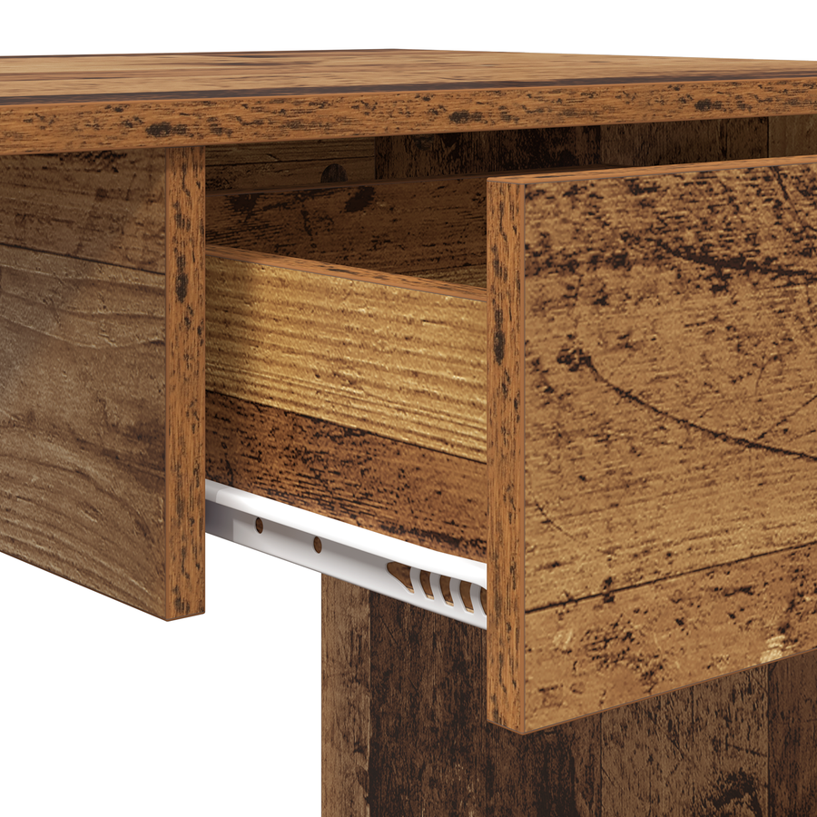 Bureau Oud hout 100 x 50 x 76 cm Bewerkt hout