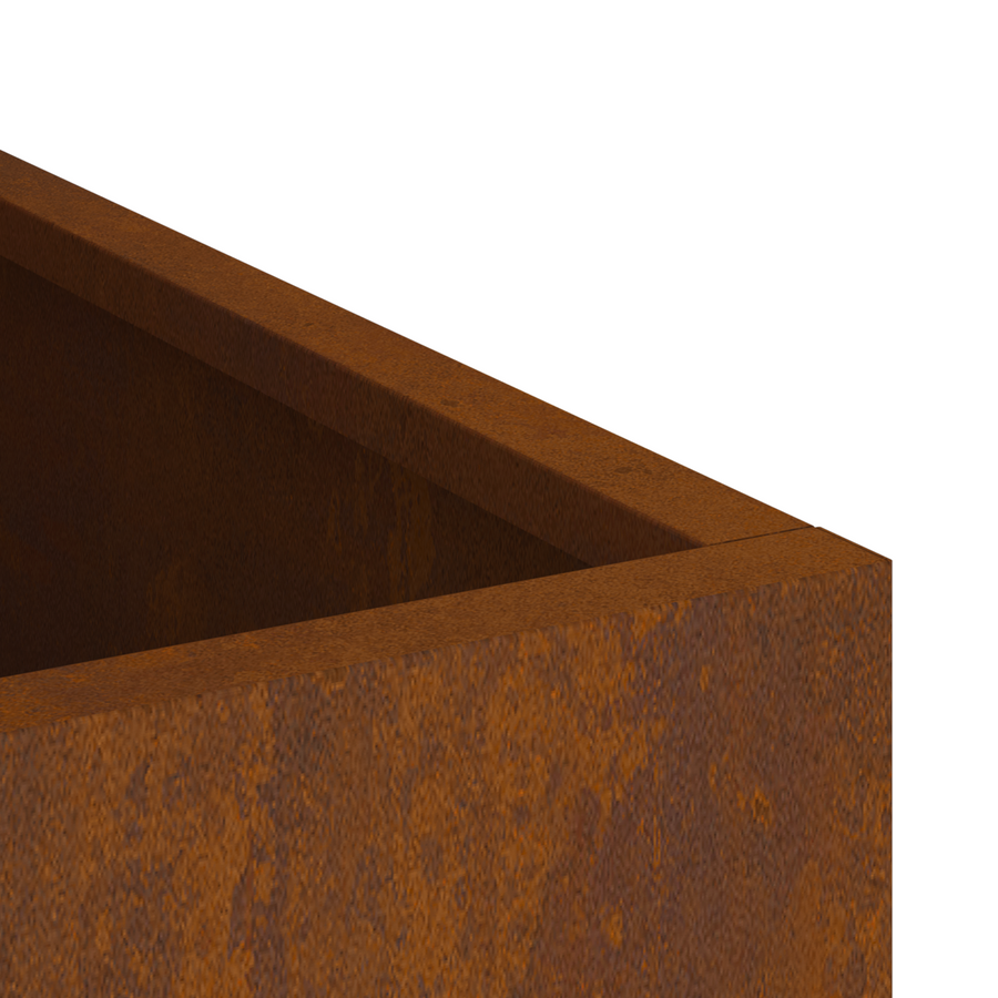 Tuin Bloempot Bruin 50 x 32 x 40 cm Verweerd staal