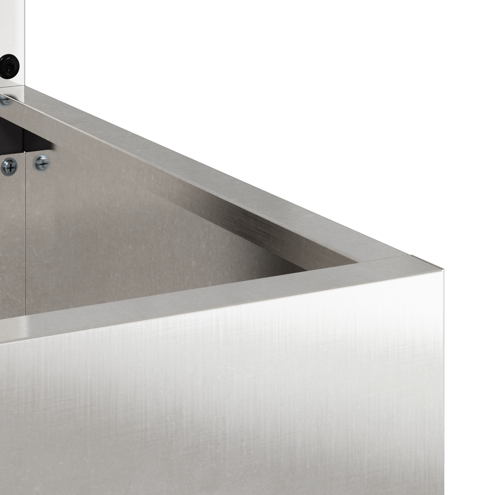 Tuinplant met Decoratief Paneel Zilver 50 x 140 cm